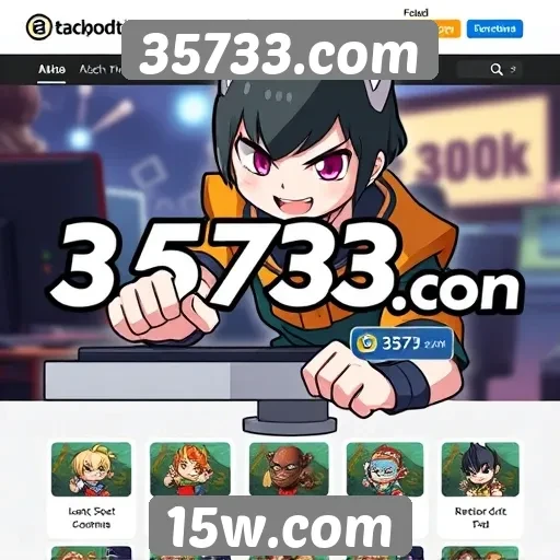 Funcionalidades do site 35733.com para gamers
